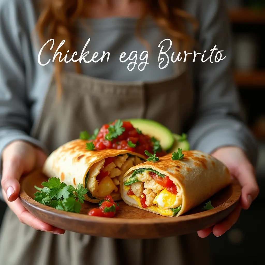 Start your day right with a healthy Chicken Egg Burrito! Packed with protein and flavor, this quick recipe is perfect for busy mornings. Try it now!