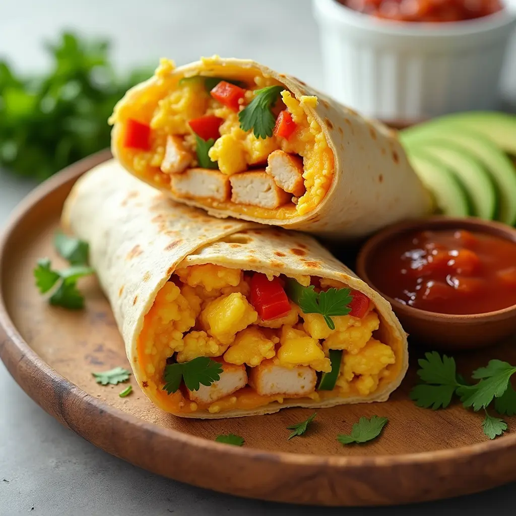 Start your day right with a healthy Chicken Egg Burrito! Packed with protein and flavor, this quick recipe is perfect for busy mornings. Try it now!