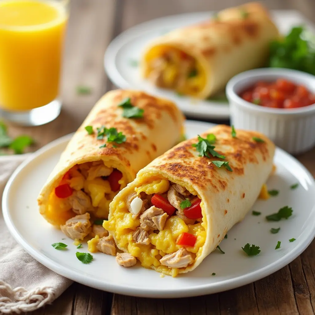 Explore tasty Chicken and Eggs breakfast recipes, from burritos to casseroles, for a delicious and nutritious start to your day.