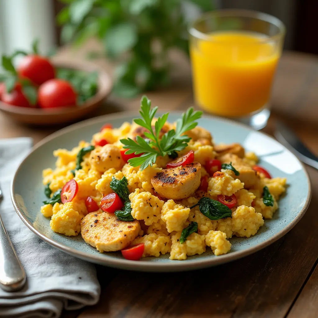 Explore tasty Chicken and Eggs breakfast recipes, from burritos to casseroles, for a delicious and nutritious start to your day.